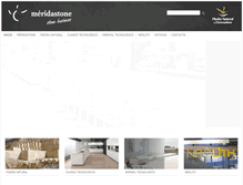 Tablet Screenshot of meridastone.com